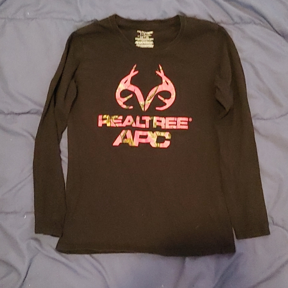 Realtree small pink camo long sleeve